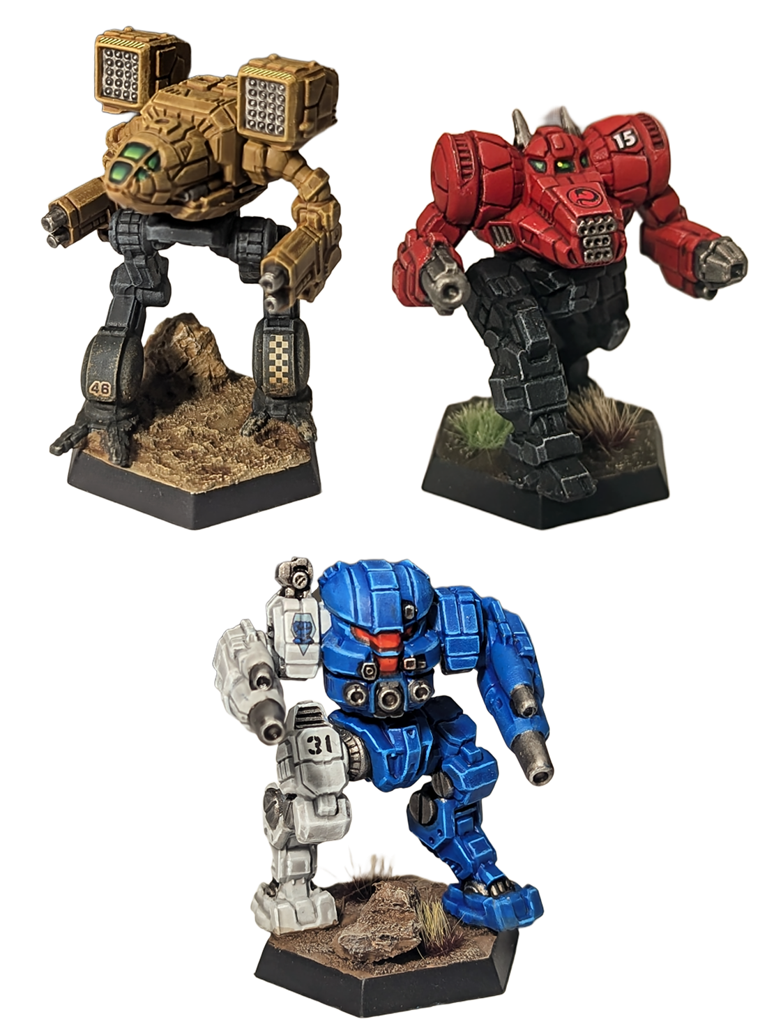 A painted force, ready for a season of battles